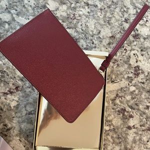 Brand New red glitter Coach wristlet